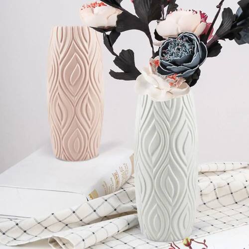 Shatterproof Plastic Vase For Home Decor Nordic Flower Pot H