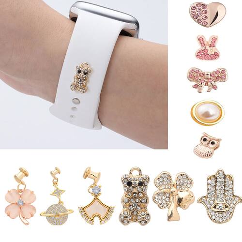 Decoration Ring for iWatch/Galaxy watch 4/Classic/3 Bracelet