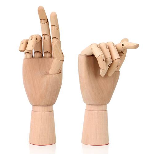 Home Decor Sketch Mannequin Model Wooden Hand Model Human Ar