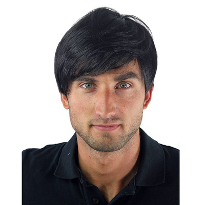 Men's African Chemical Fiber Full Headgear, Fluffy, Handsome