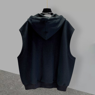 Zipper Vest For rendy Wear Hooded Outer Versat Brand