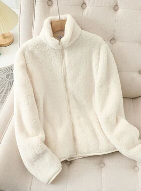 Women's Fleece Coat Winter Warm Thicken Jacket Two-Sided Wea
