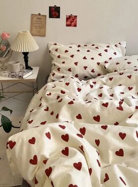 Korean Style Bedding Set Boys Girls Twin Queen Size Duvet ve