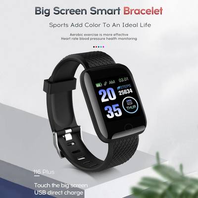 116 Plus Smart Watch Fitness Tracker Smartwatch Heart Rate M