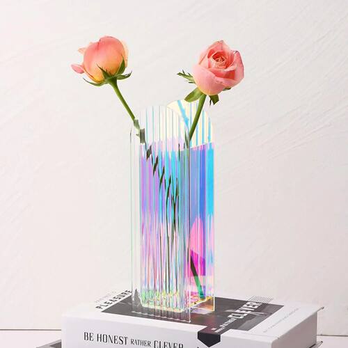 Acrylic Flower Vase Colorful Modern Contemporary Design Flor