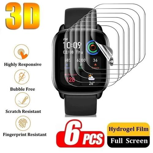 Protective Film on Amazfit GTS 4 Mini 3 2 2e Screen Protecto
