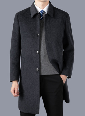 2024 Woolen Coat For Middle-aged And Elderly Dads 828