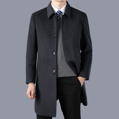 2024 Woolen Coat For Middle-aged And Elderly Dads 828