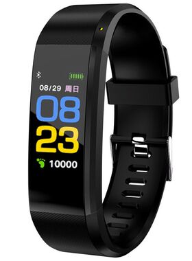 115plus Color Screen Smart Bracelet Heart Rate Blood Pressur