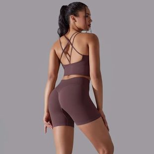 Sexy Yoga Sets Women's Tracksuit Seamless Sport Suit Running