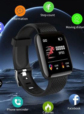 116Plus Smartwatch Bracelet Waterproof With smart watch bloo