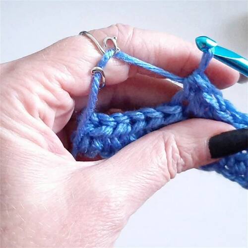 Cute Cat Ears Crochet Wire Ring Adjustable Tension Knitting