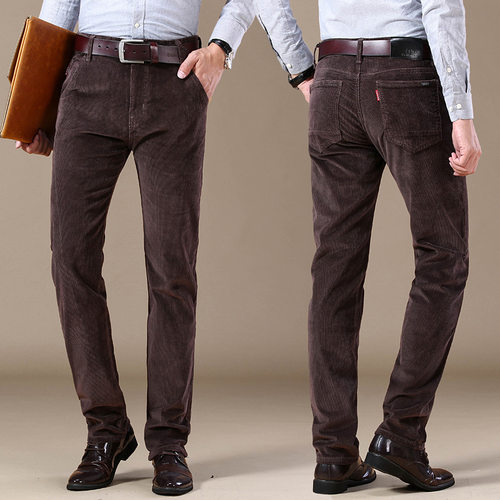 One Piece Drop Shipping 6686 Sretch Corduroy Pants For Men,