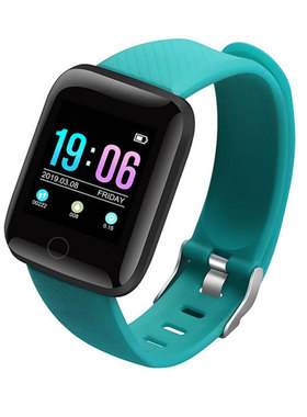 116plus Color Screen Smart Bracelet Heart Rate Monitoring Bl