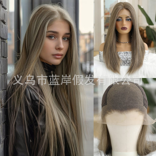 Lace 13*6 Large Area Hand-woven Futura Long Straight Hair Ra