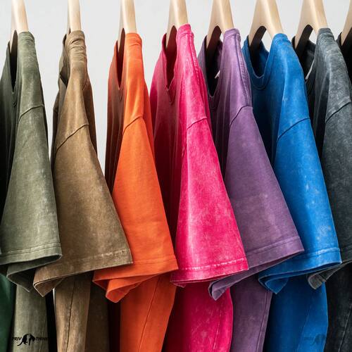 Quality Oversized Acid Washed T Shirt Women Vintage T-shirts