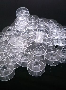 Hot sell 30pc Sewing Bobbins Spool Transparent Plastic Empty