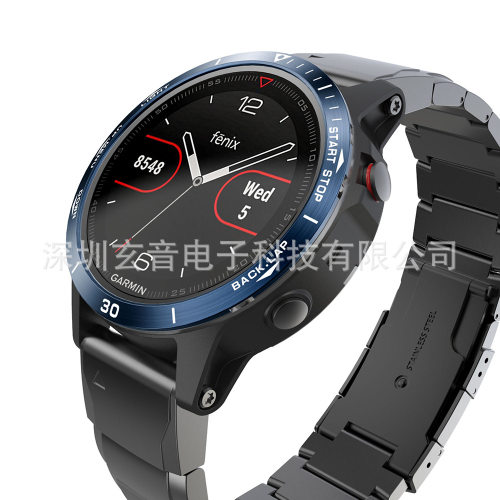 Applicable To Garmin Fenix5 Scale Metal Bezel Racing Protect