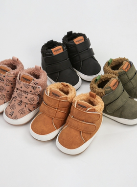 Baby Shoes Boy Girl Winter Warm Infant Snow Boots Fleece Sof