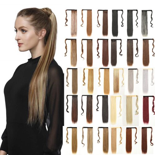Female High-temperature Silk Hair Products VEL Straight tail