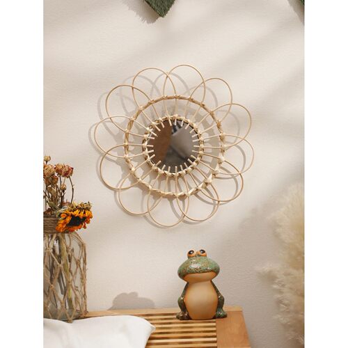 Decorative Mirror Hand Woven Wall Art Wall Mirror Handmade M
