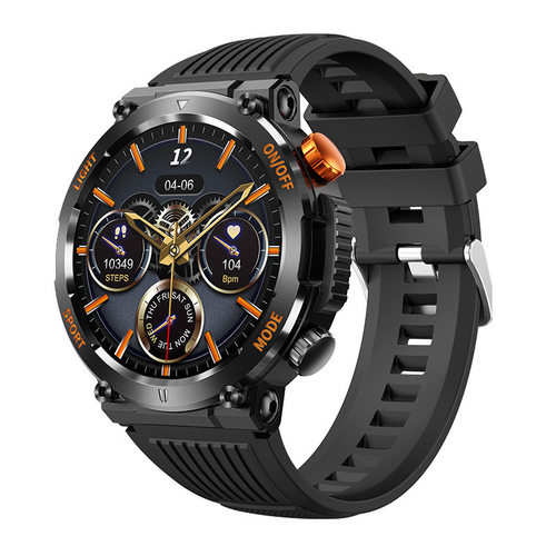 Smart Watch Ht17 Round Bluetooth Call Heart Rate Blood Press