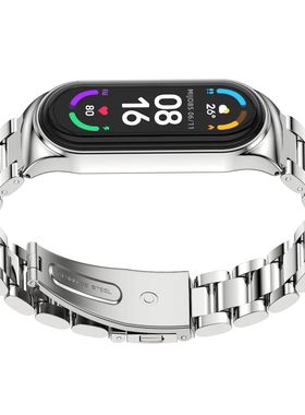 Strap for Mi Band 8 7 6 5 4 3 Metal Correa Mi Band 6 Bracele