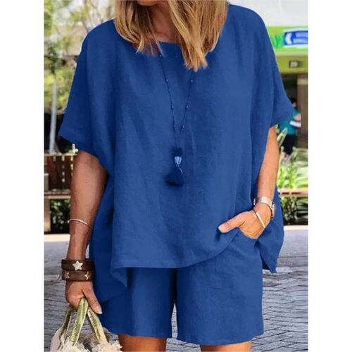 Summer Casual 2 Piece Sets 2024 Women's Shorts Suits Short S