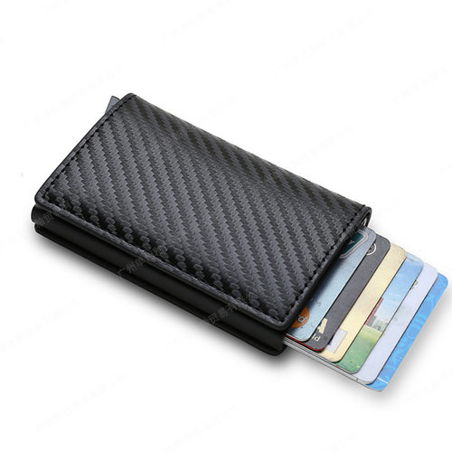 Rfid Anti-theft Brush Automatic Pop-up Card Bag Card Holder