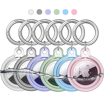 Waterproof Anti-lost Keychain Holder Soft Case for  Airtag A
