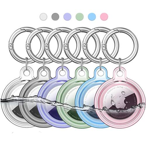 Waterproof Anti-lost Keychain Holder Soft Case for  Airtag A