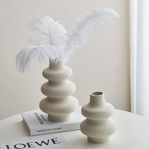 Modern Creative Ceramic Spot Frosted Flower Vase Living Room
