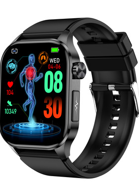 Et580 Bluetooth Call Ecg Smart Watch Amoled Screen Blood Sug