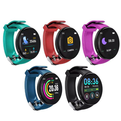 D18 Smart Watch Round Screen Pedometer Information Reminder