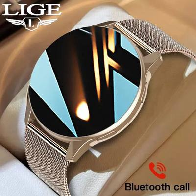 LIGE Men Smart Watch Women Heart Rate Blood Pressure Monitor