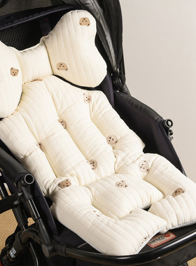 Baby Stroller Seat Cushion Pad for Car Puchair Liner Mat Thi