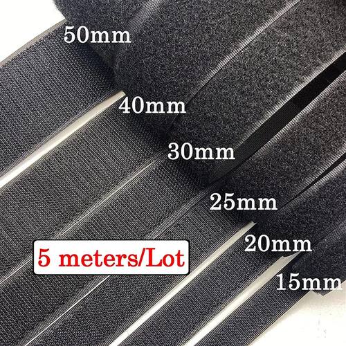 5M/Pair Hook Loop Tape Non-Adhesive Hook and Loop Sewing Fas