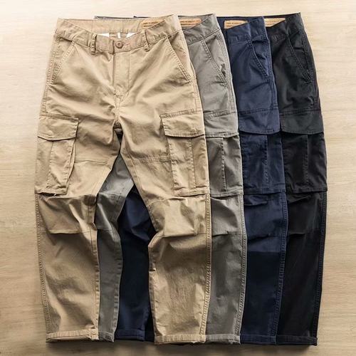 Men's Korean Style Straight-leg Loose Work Casual Pants, Sim