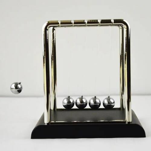 1pc Newton Pendulum Ball, Pool Ball, Balance , Classic Squar