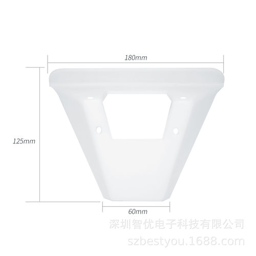Plastic Bracket Wall Bracket Single-layer Storage Rack Only