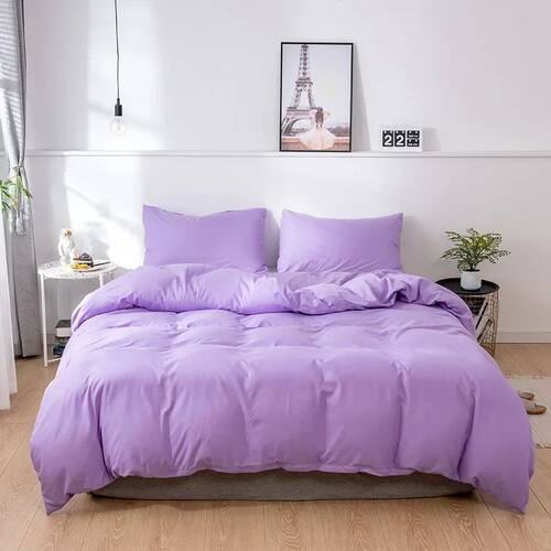 Nordic Solid Color Sanding Duvet ver 220x240 Single Double Q