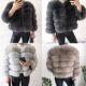 real fur jacket new female natural style 100% 2024 coat