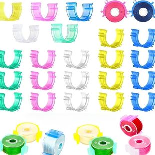 10-50pcs Sewing Bobbin Clips Plastic Bobbin Holder Clamps Se