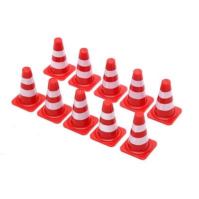 10pcs Mini Traffic Signs Roadblock Toy for Kids Construction