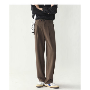 Drapey Trousers Loose Men Long rendy Straight