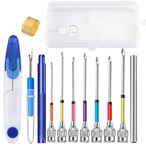 DIY Accessorie Embroidery Stitching Punch Needle Poking Cros
