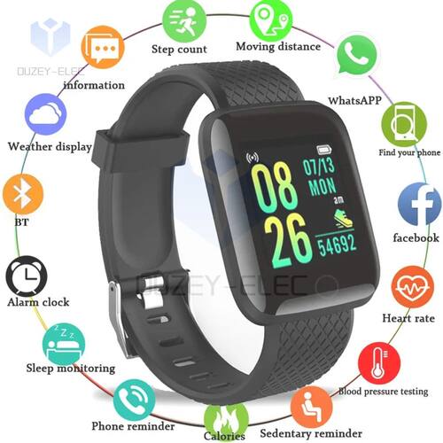 116 plus Smart Bracelet Waterproof Smart Watch Step Counting