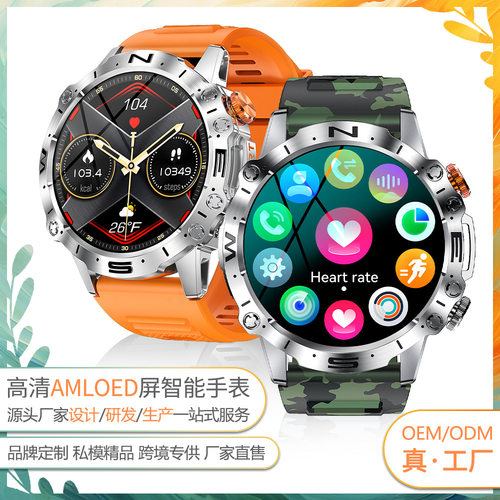 K59 Smart Watch Outdoor Rugged Amoled Hd With Bluetooth Voic