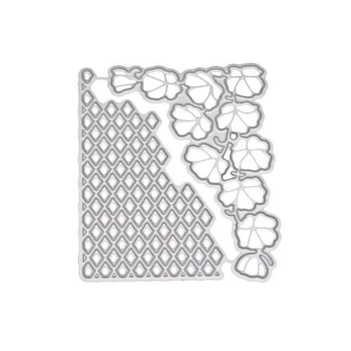 Grid Border Metal Cutting Dies Scrapbooking Album Paper Card