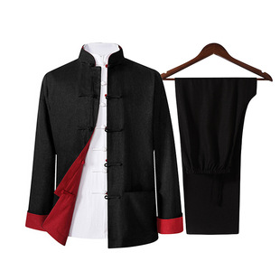 Linen Tang Performance sided Double And Cotton Suit Men